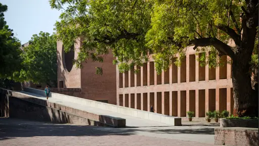 new campus academic block at iima