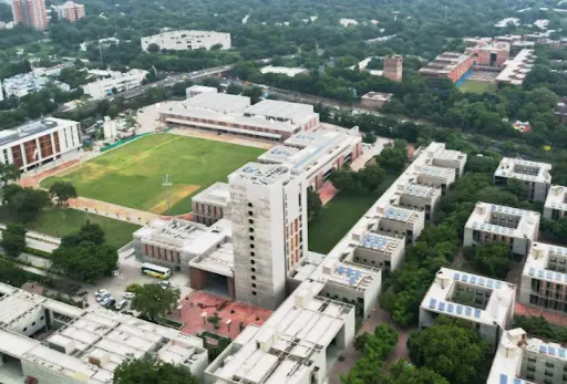 new campus aerial view