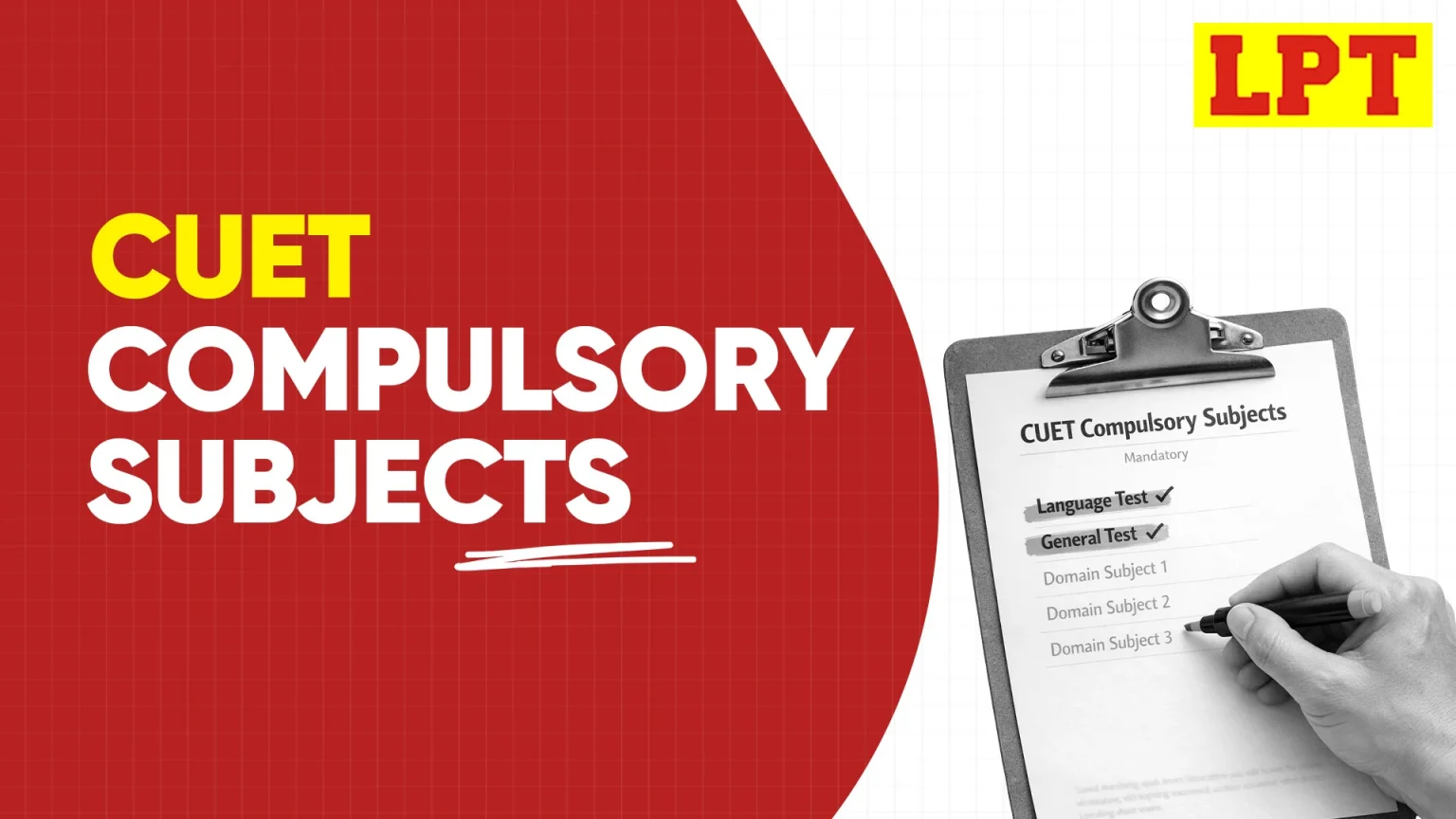 cuet compulsory subjects