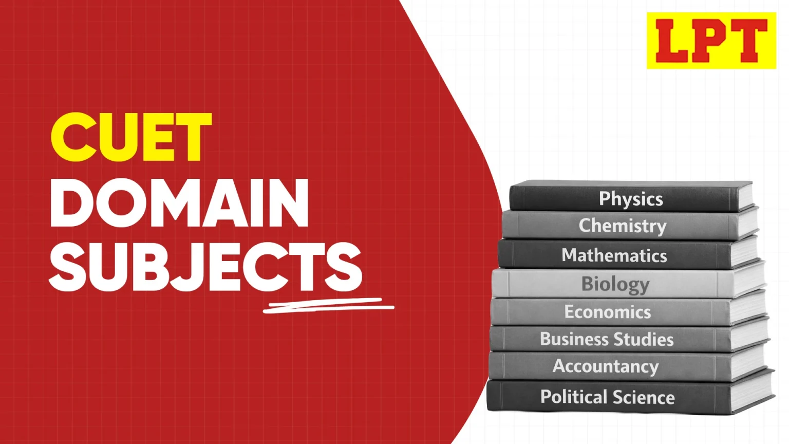 cuet domain subjects