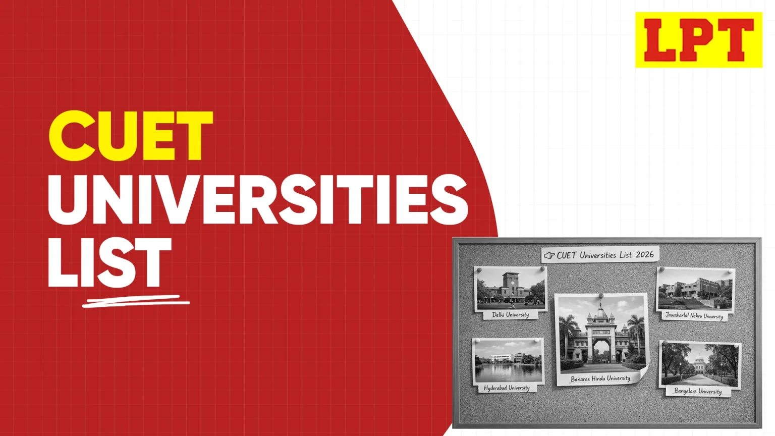 CUET Universities List 2026, Central, State and Private Colleges