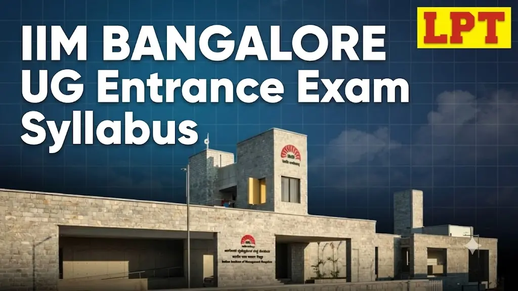 iim bangalore ug entrance exam syllabus