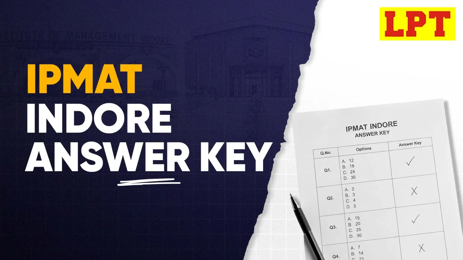 IPMAT Indore 2026 Answer Key - Final Official PDF (Out Now)