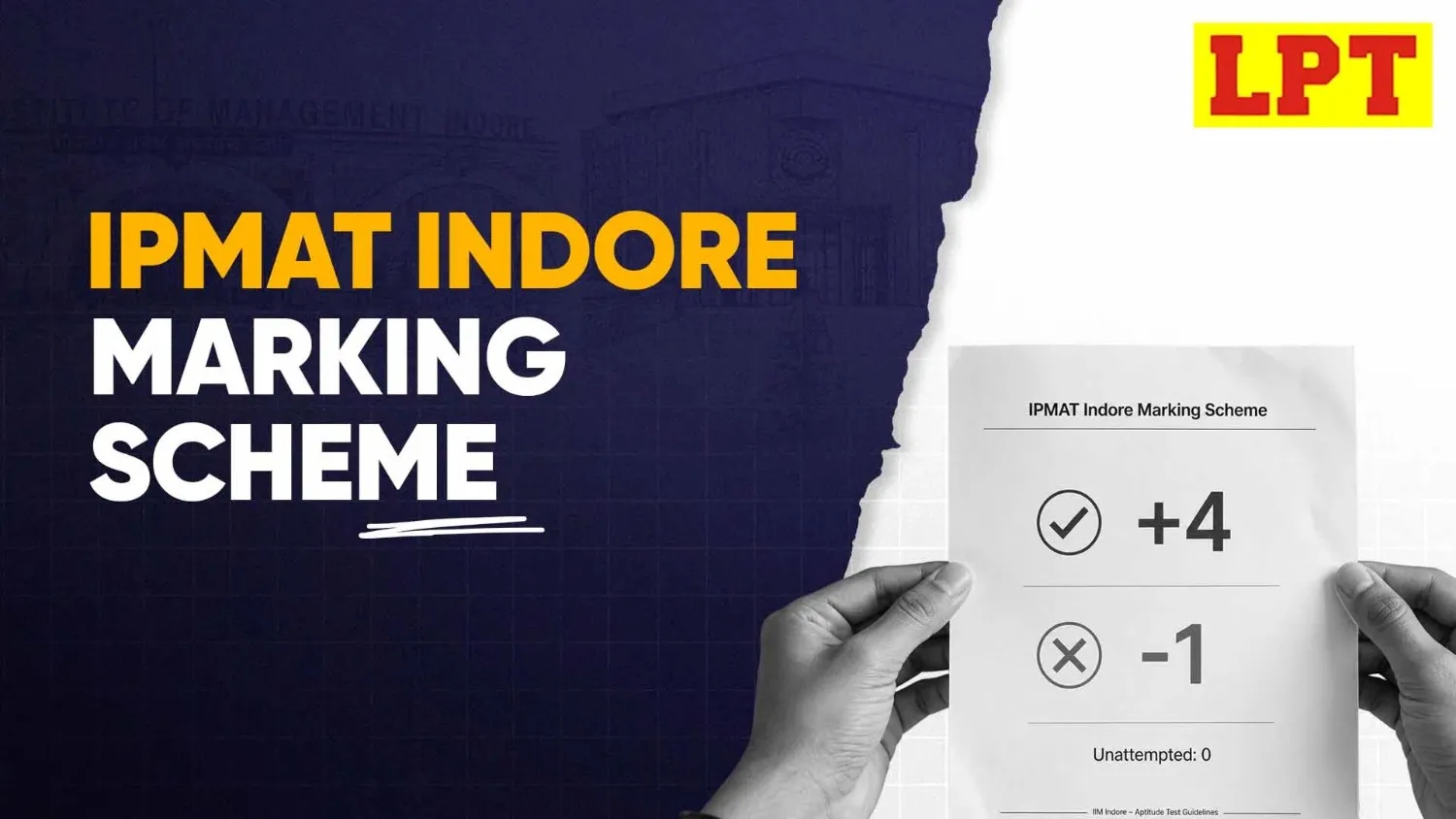 IPMAT Indore Marking Scheme 2026: Marks & Weightage