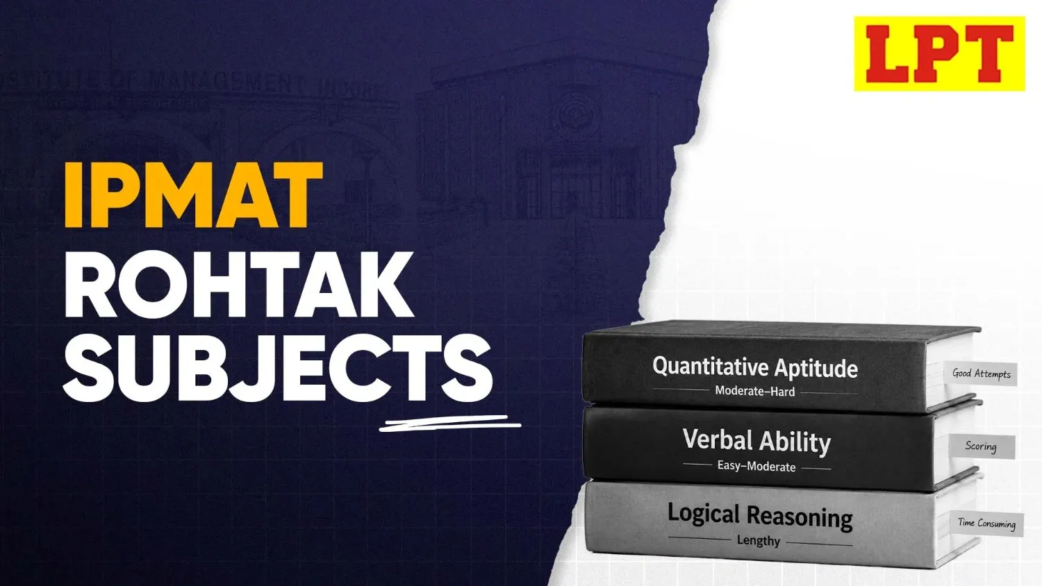 IPMAT Rohtak Subjects 2026 – Complete List, Important Topics