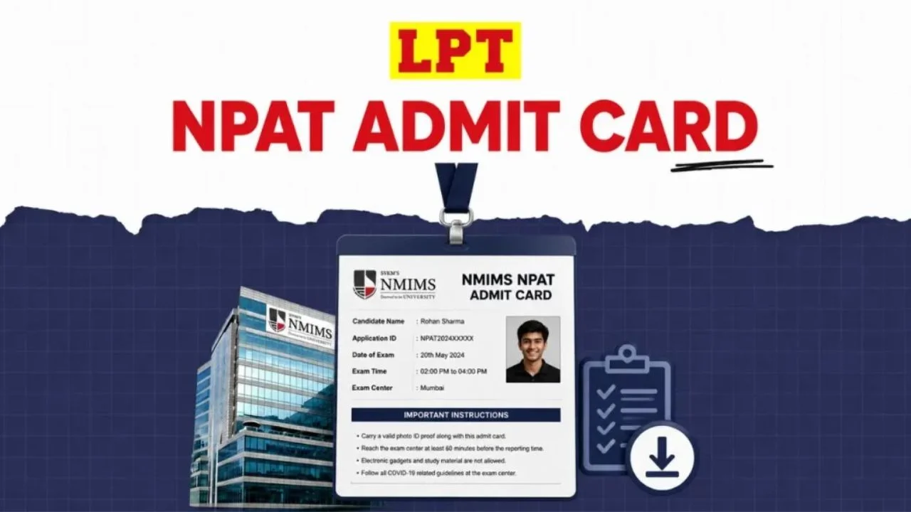npat admit card