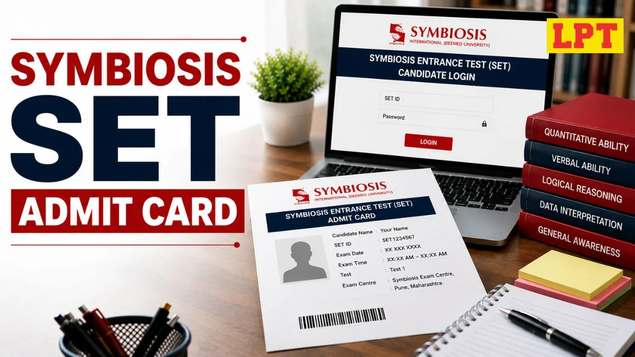 symbiosis set admit card