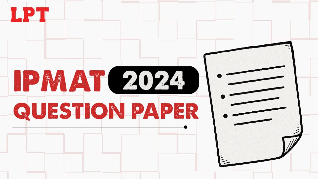 IPMAT Question Paper 2024