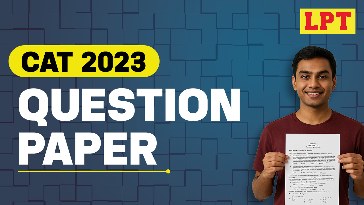 CAT 2023 Question paper