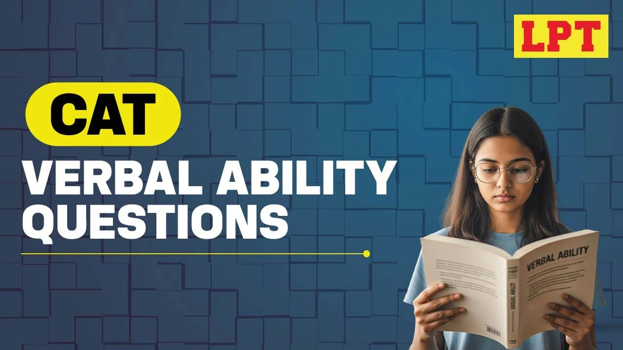 CAT Verbal Ability Questions