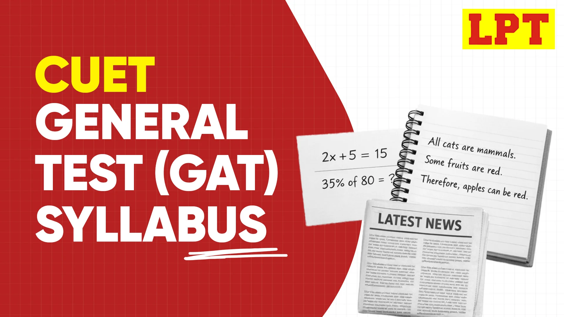 CUET General Test (GAT) syllabus