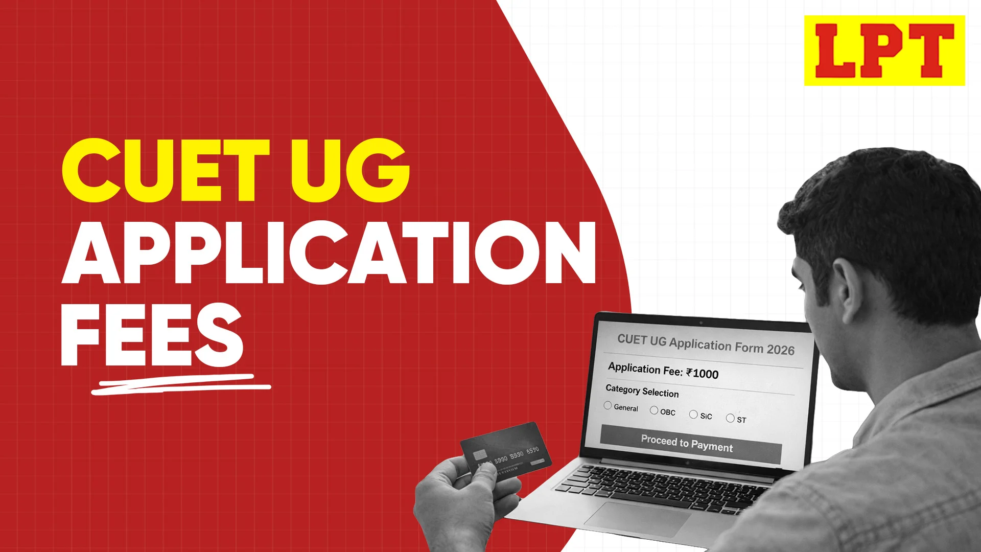 CUET Application Fees