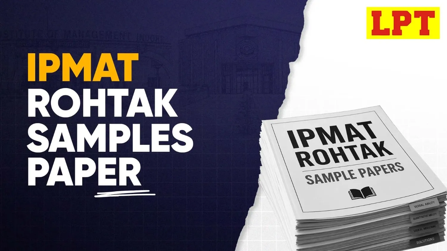 IPMAT Rohtak Samples Paper