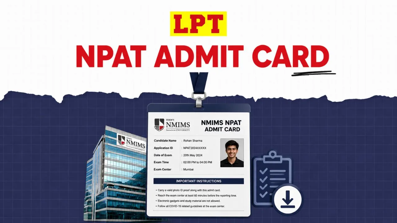 npat admit card