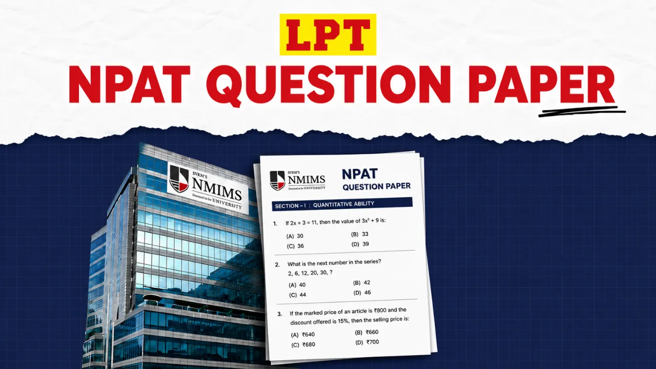 npat question paper 2026